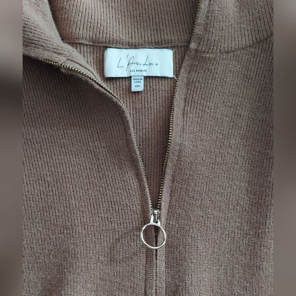 L'Academie Shannon Romper in Tan/Brown Size XXS - Picture 5 of 7